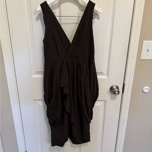 H&M Harem Dress Dark Brown size 8 - Picture 1 of 4